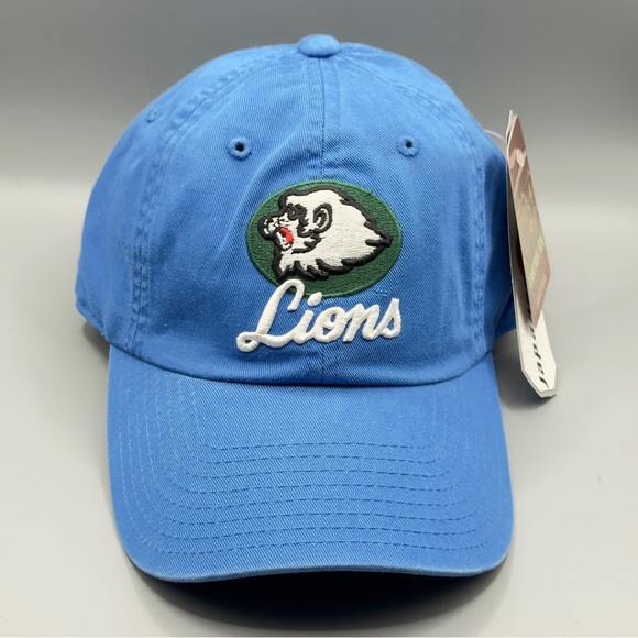 American Needle Seibu Lions Japanese Baseball Hat Blue Gray NWT Adjustable Cap - Picture 1 of 16